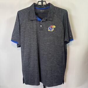 Chiliwear Kansas Jayhawks Polo Shirt Size XXXL Mens